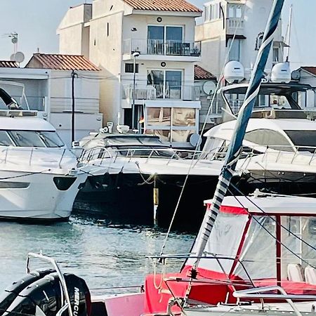 Apt Port Rhodes C, 2 Chbres, 2 Terrasses, Vue Sur Canal Principal De La Marina Et Sur Les Pyrenees Apartamento Empuriabrava Exterior foto